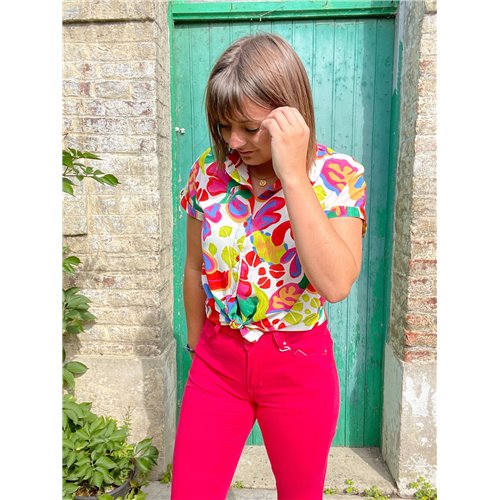 jeans slim rose barbie nina