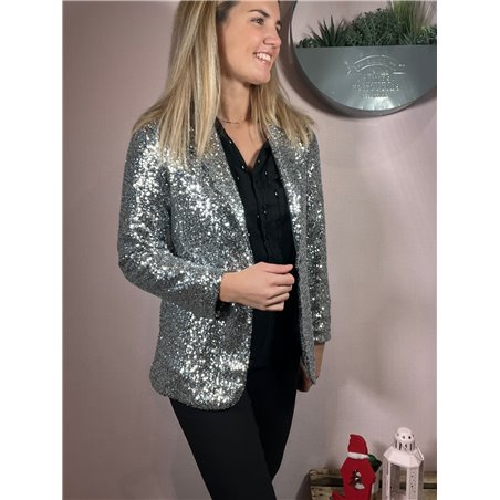 blazer disco argent