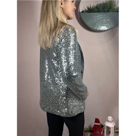 blazer disco argent
