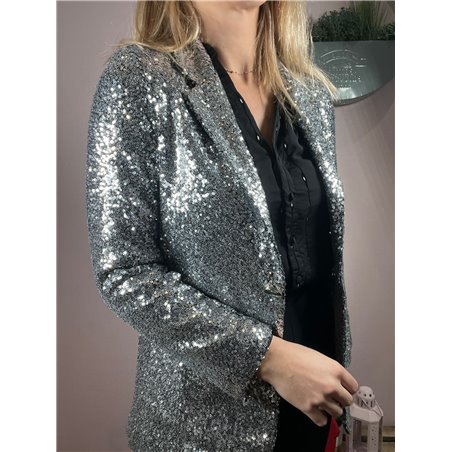 blazer disco argent