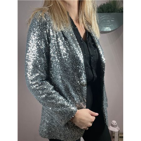 blazer disco argent