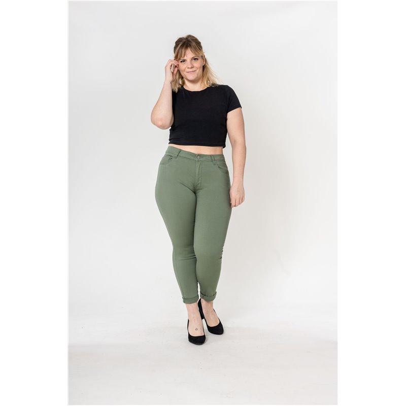 pantalon slim bt olive