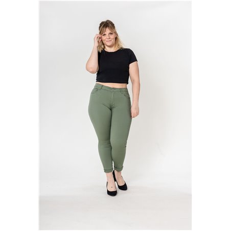pantalon slim bt olive