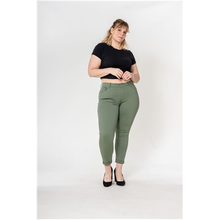 pantalon slim bt olive