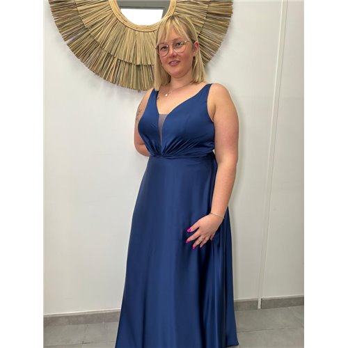 robe zita bleu marine