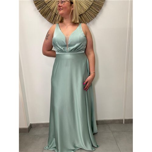 robe zita vert amande