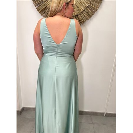 robe zita vert amande