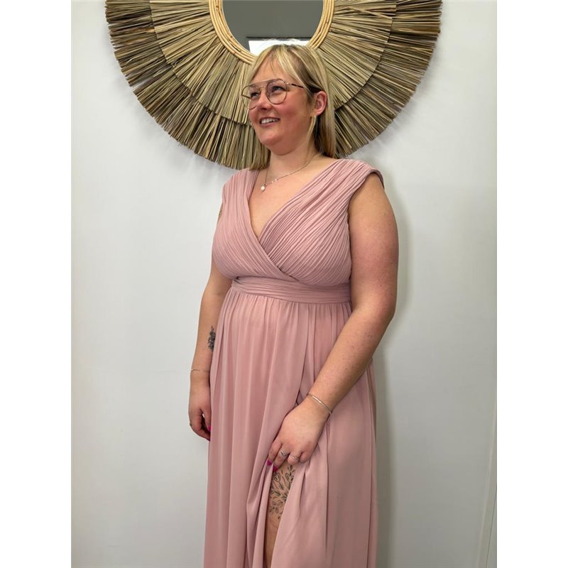 ROBE BT EMIE ROSE POUDRE