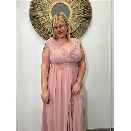 ROBE BT EMIE ROSE POUDRE