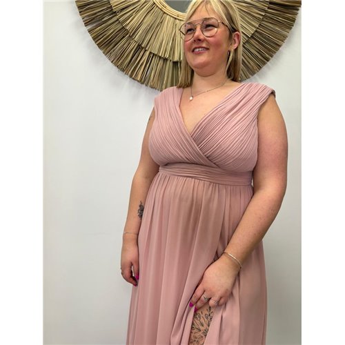 ROBE BT EMIE ROSE POUDRE