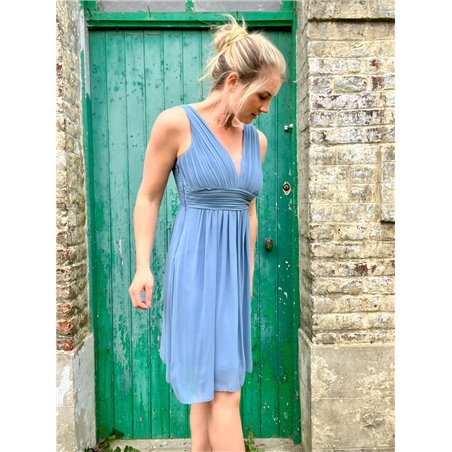 robe courte elodie bleu jeans