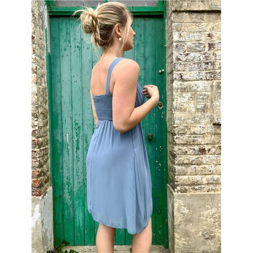 robe courte elodie bleu jeans