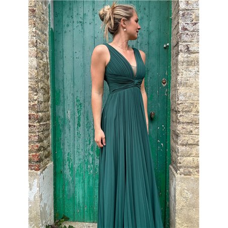 robe longue molia vert foret