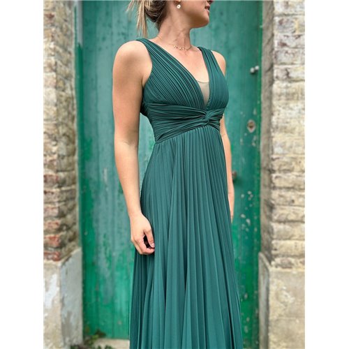 robe longue molia vert foret