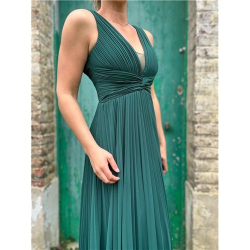 robe longue molia vert foret