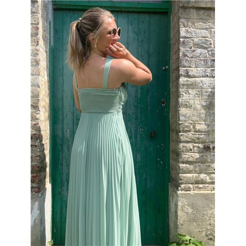 robe chloe vert