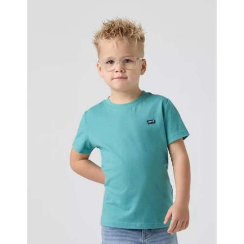 tshirt batwing chest bleu...