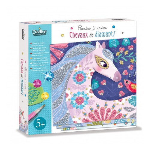 carte a creer chevaux de...