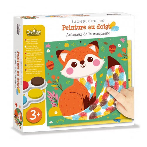 peinture doigt animaux...