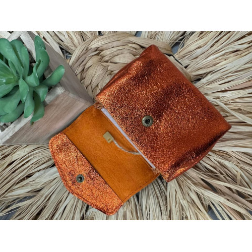 porte monnaie leonie orange...