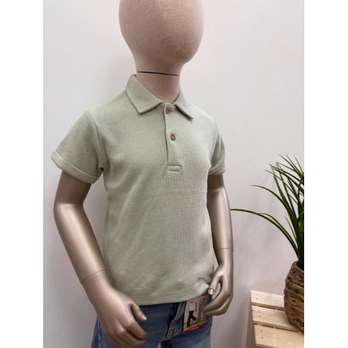 polo nid abeille vert pr25