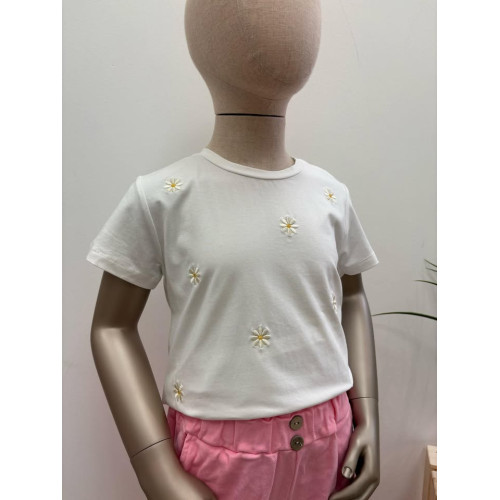 tshirt enf marguerites pr25