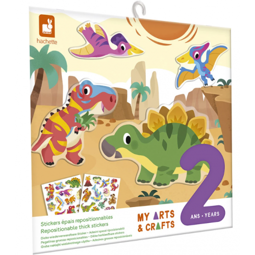 coffret creatif stickers dinos