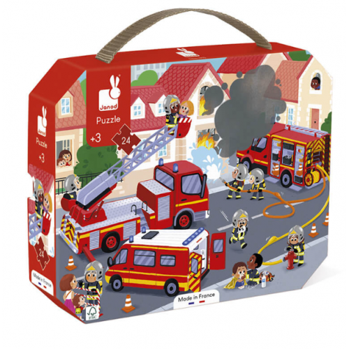 puzzle pompiers 24 pieces