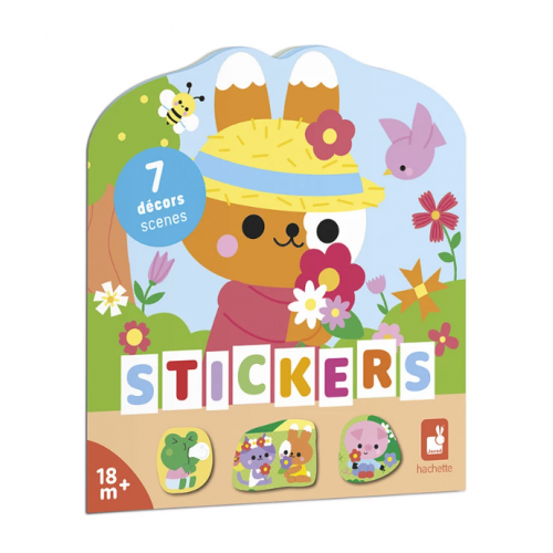 cahier de stickers la campagne