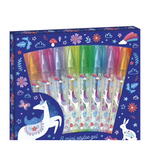 mini stylos gel pailletes...
