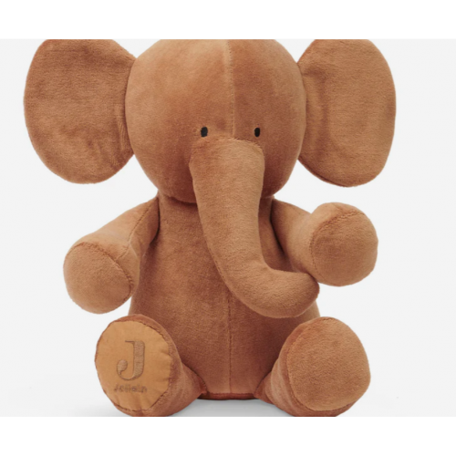 Peluche éléphant caramel