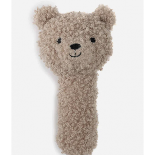 hochet teddy bear olive