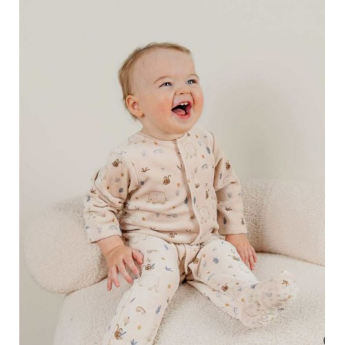 pyjama velours beige jungle...
