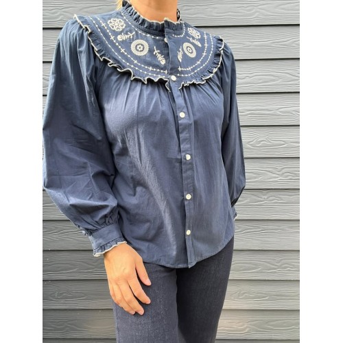 Blouse bt anae bleu marine...