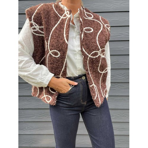 gilet alphred marron et25