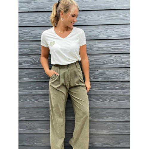 pantalon fluide kaki 01-62...