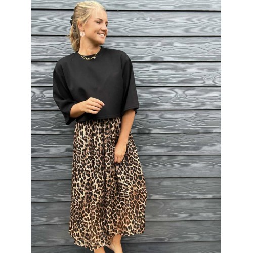 jupe longue leopard et25