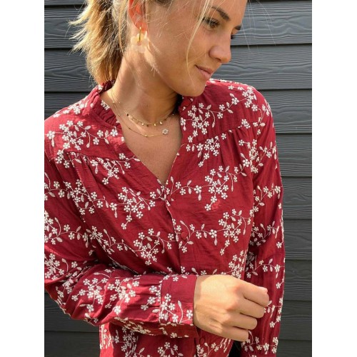 Blouse emie bordeaux at25