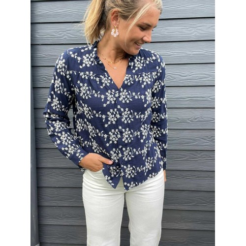 Blouse bt emie bleu marine...