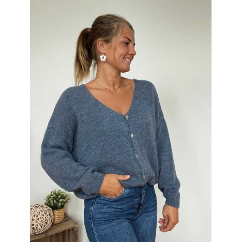 Gilet abba bleu jeans at25