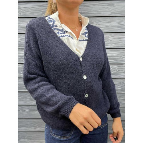 Gilet abba bleu marine at25