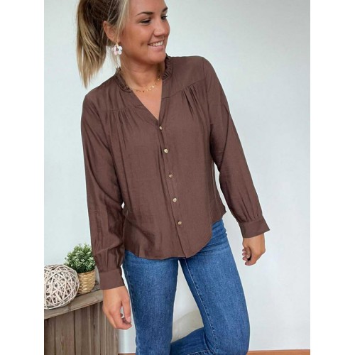 Blouse bt naya chocolat at25
