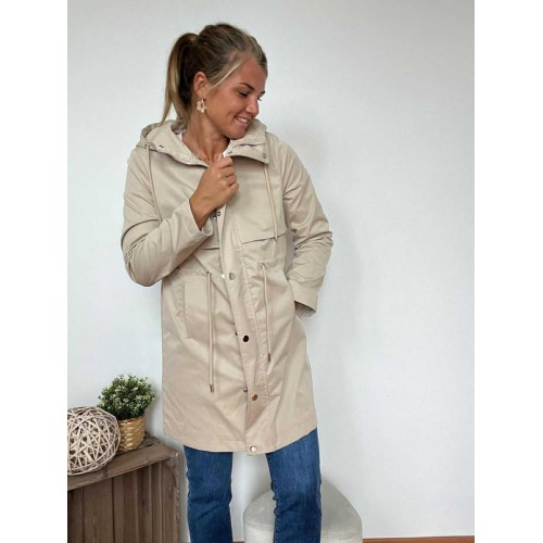 veste mi longue beige pr25