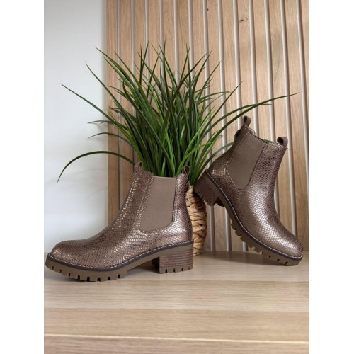 bottines croco taupe aut25