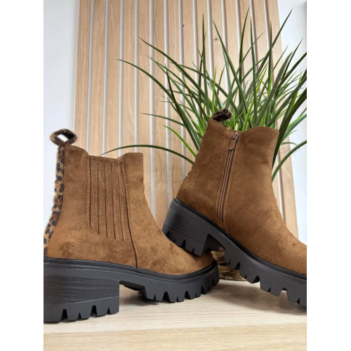 bottines eva camel hiv25