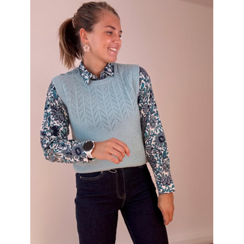 pull sm lina bleu ciel hiv25