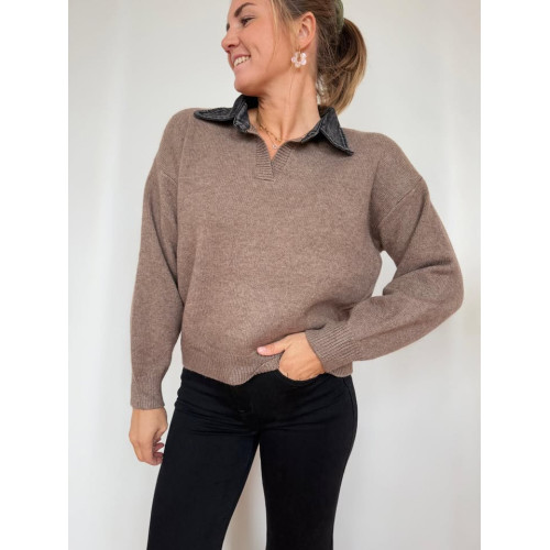 Pull Chili taupe hiv25