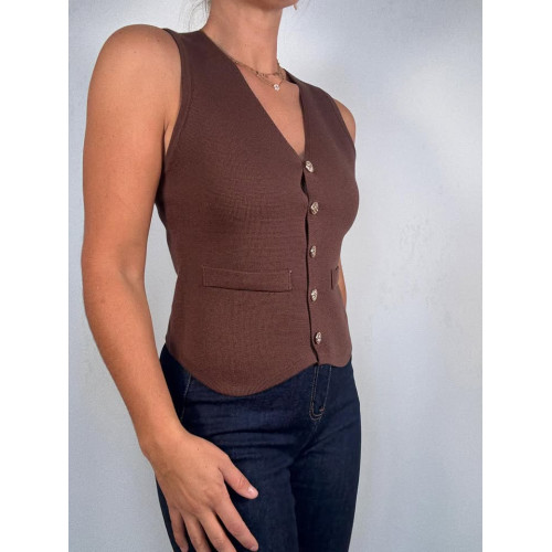 gilet sm paul choco aut25