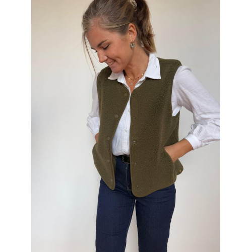 veste sm bouclette vert...