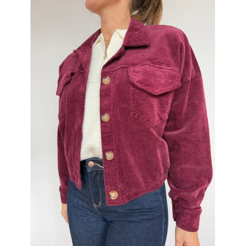 veste louison bordeaux hiv25